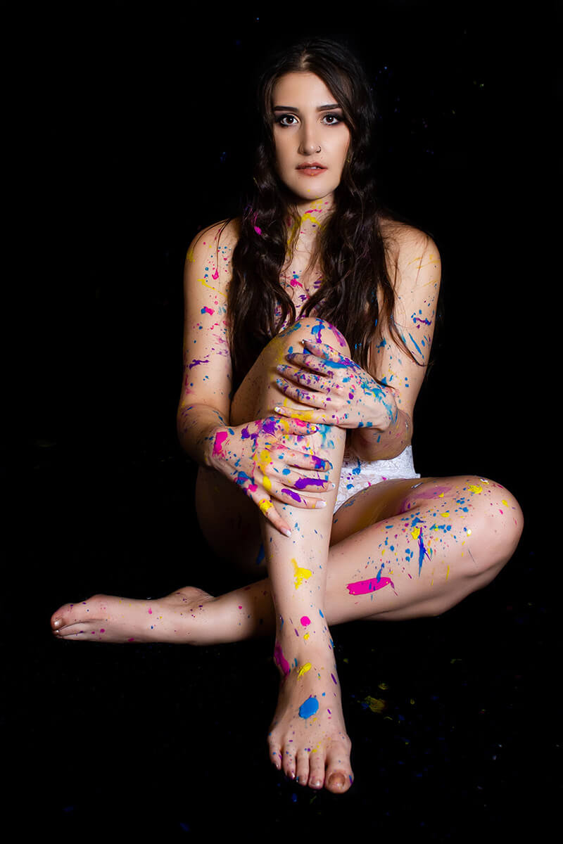 Saskatoon Boudoir Roses and Scars Photography Paint Spatter Boudoir (3)